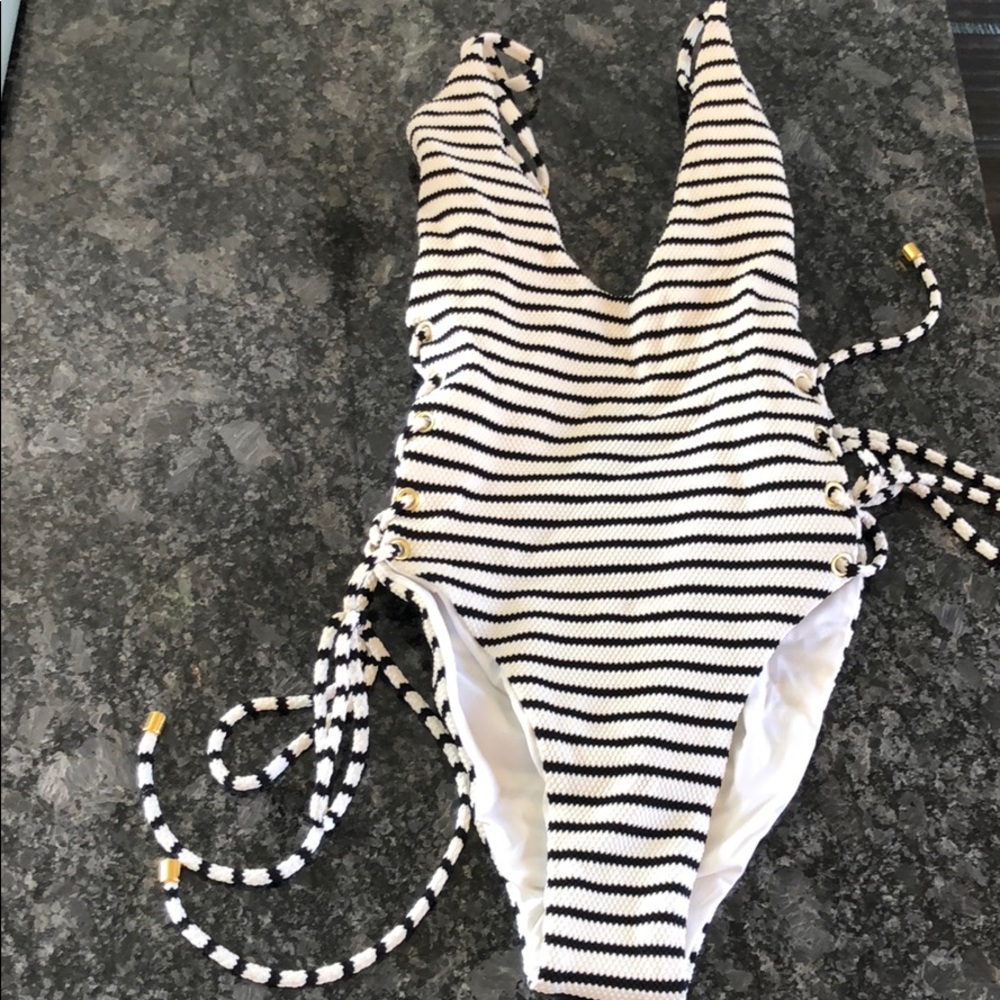 Blue life roped bikini